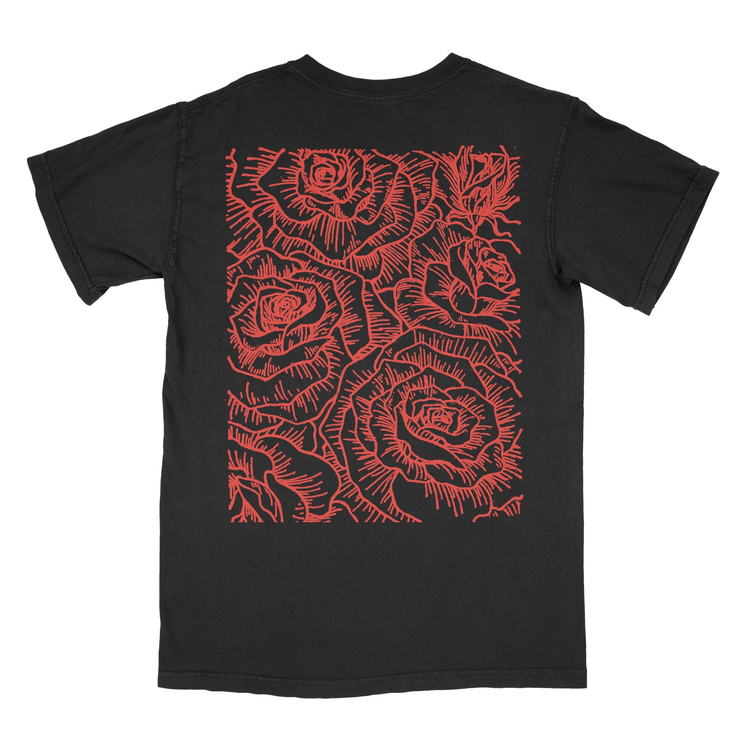 Violent Rose Tee - Black