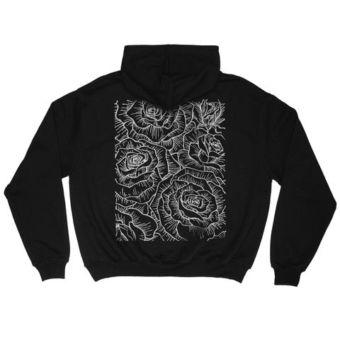 Roses Hoodie - Black